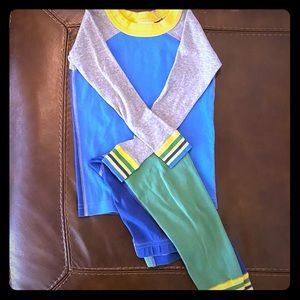 Hanna Andersson Long Jams Pajamas Size 4